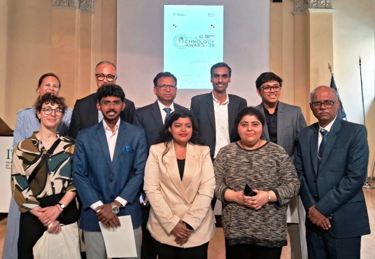 डीकेटीईच्या विद्यार्थ्यांचा इटली येथे ‘इटालियन टेक्नॉलॉजी ऍवॉर्ड’ ने सन्मान