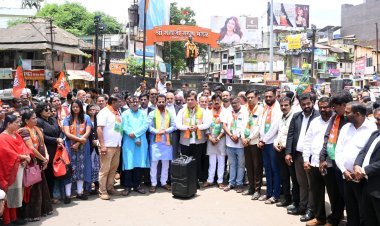 अनेक वर्षे प्रलंबित सर्किट बेंचच्या ऐतिहासिक निर्णयाबद्दल भाजपाचा आनंदोत्सव