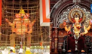 महाराष्ट्रातील सर्वात उंच ५१ फुटी गणेशमूर्ती ; लालबागच्या राजालाही मागे टाकलं