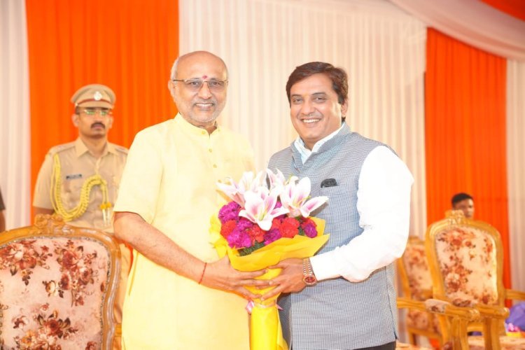 नूतन उपराष्ट्रपती सी. पी.  राधाकृष्णन यांचे खा. धनंजय महाडिक यांच्याकडून अभिनंदन आणि शुभेच्छा