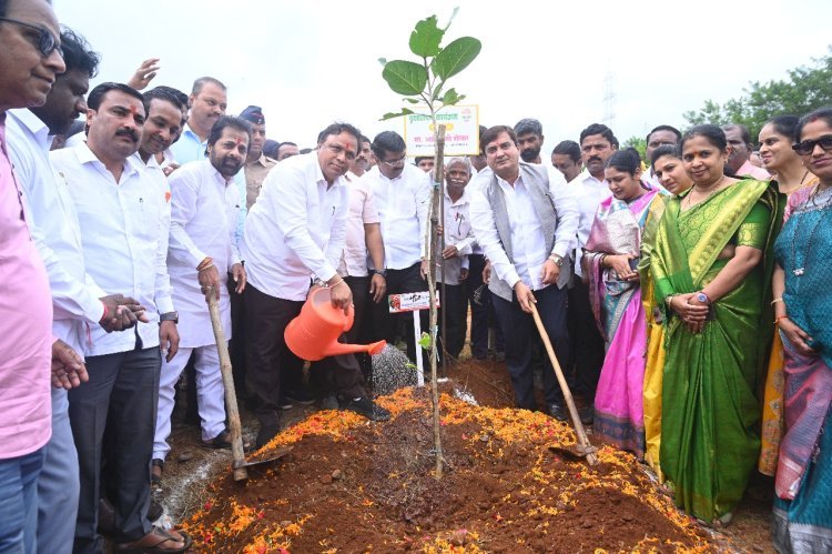 गडमुडशिंगीमध्ये ७५ वडांच्या झाडांंचे नमो पार्क हा महाराष्ट्रातील पहिलाच नाविन्यपूर्ण उपक्रम - नाम. आशिष शेलार