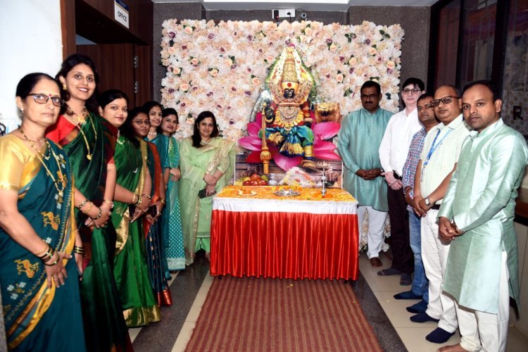 डॉ. डी. वाय. पाटील पॉलीटेक्नीकमध्ये रास रंग दांडिया उत्साहात संपन्न