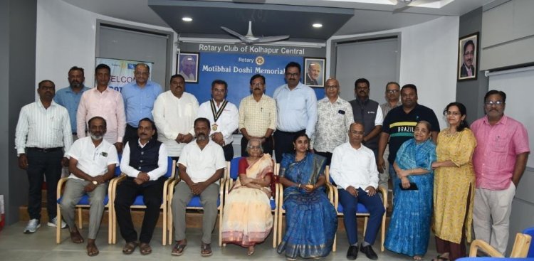 रोटरी सेंट्रलच्या वतीने शिक्षकांचा सन्मान