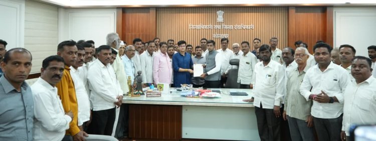 मतदार यादीतील घोळाबाबत राजे समरजितसिंह घाटगे यांनी घेतली जिल्हाधिकाऱ्यांची  भेट