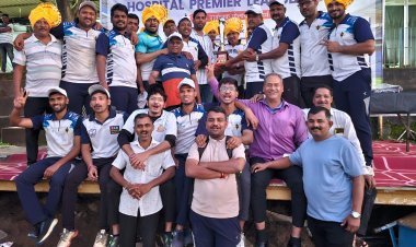 डी. वाय. पाटील हॉस्पिटल संघांने हॉस्पिटल प्रीमियर लीगमध्ये मारली बाजी