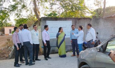 प्रशासक के. मंजूलक्ष्मी यांनी केली 'या' प्रकल्पांची पाहणी