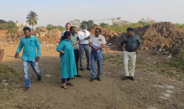 रामानंदनगर - जरगनगर रस्त्याचे काम तातडीने सुरू करण्याचे प्रशासक के. मंजूलक्ष्मी यांचे निर्देश