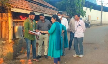 पंचगंगा स्मशानभूमीतील कामाची प्रशासक के. मंजूलक्ष्मी यांच्याकडून पाहणी