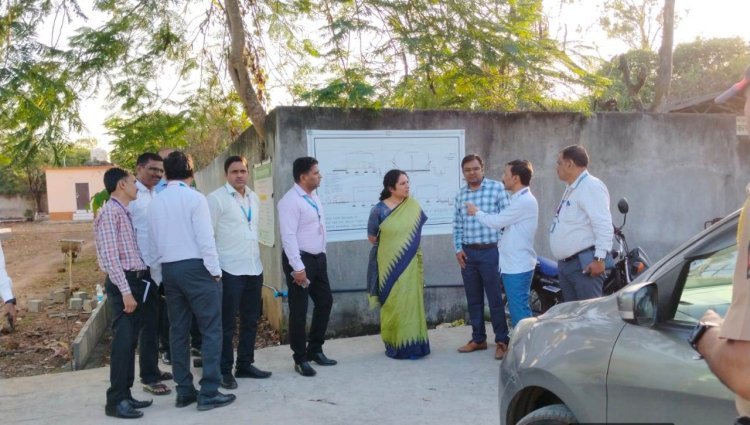 प्रशासक के. मंजूलक्ष्मी यांनी केली 'या' प्रकल्पांची पाहणी