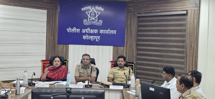 शहरातील वाहतूक समस्येवर प्रशासक के. मंजूलक्ष्मी व जिल्हा पोलीस अधीक्षक योगेश कुमार गुप्ता यांचाकडून आढावा