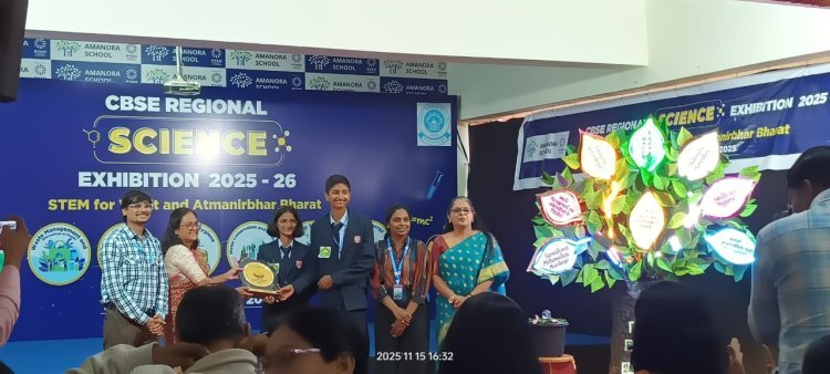 संजय घोडावत इंटरनॅशनल स्कूल बोर्डिंग विद्यार्थ्यांनी मारली बाजी ; राष्ट्रीय प्रदर्शनासाठी निवड