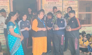 संजय घोडावत इंटरनॅशनल स्कूलतर्फे “देशी झाडांचे वृक्षारोपण"