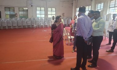 उमेदवारांसाठी ‘एक खिडकी’ ना हरकत दाखला केंद्राची प्रशासक के. मंजूलक्ष्मी यांच्याकडून पाहणी