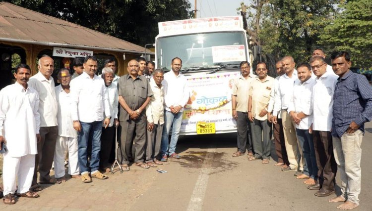 ‘गोकुळ’ चे दूध, दुग्धजन्य उत्पादने सौंदत्ती यात्रेसाठी रवाना