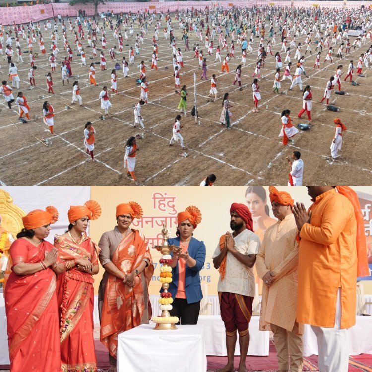 कोल्हापूर येथील ‘शौर्य जागृती प्रशिक्षण शिबिरा’त रणरागिणी बनण्याचा निर्धार !