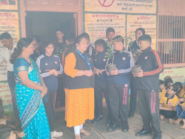 संजय घोडावत इंटरनॅशनल स्कूलतर्फे “देशी झाडांचे वृक्षारोपण"