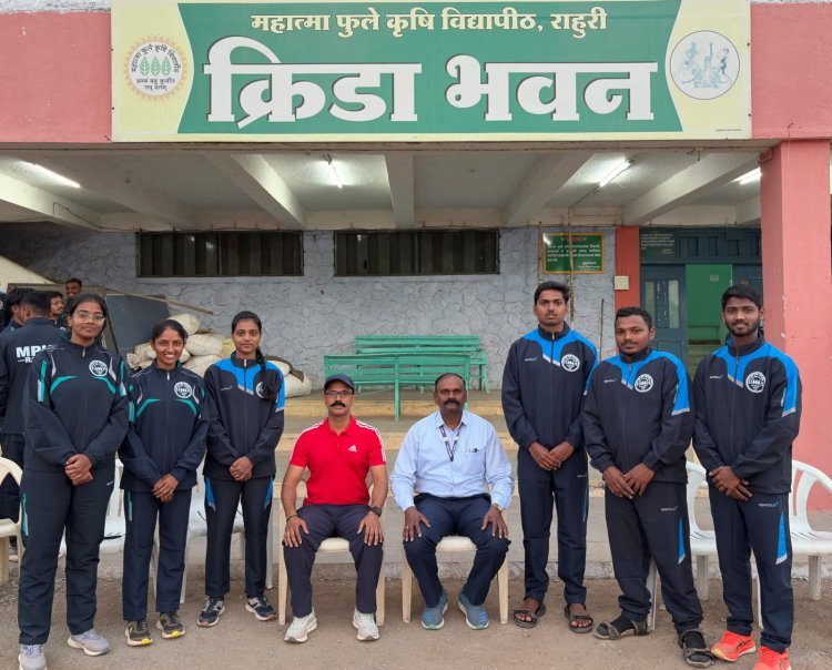 शरद कृषीच्या विद्यार्थ्यांची राज्यस्तरीय क्रीडा स्पर्धेसाठी निवड