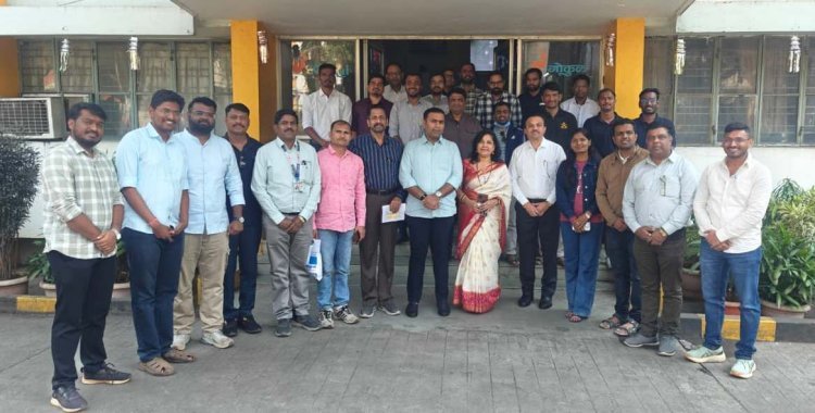 सी.पी.टी.पी. २०११ बॅच प्रशिक्षणार्थी अधिकाऱ्यांची ‘गोकुळ’ दूध संघाला अभ्यास भेट