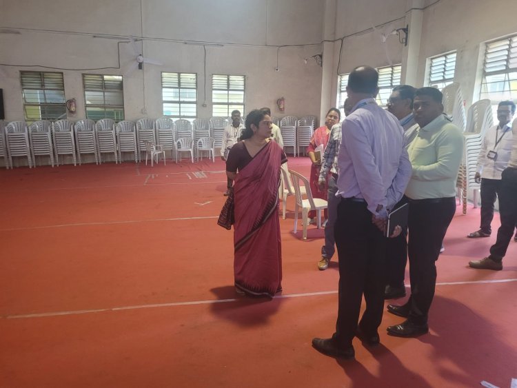 उमेदवारांसाठी ‘एक खिडकी’ ना हरकत दाखला केंद्राची प्रशासक के. मंजूलक्ष्मी यांच्याकडून पाहणी