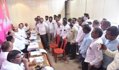 राष्ट्रवादी काँग्रेसच्या जिल्हा परिषद - पंचायत समितीच्या इच्छुकांच्या मुलाखतींना उत्स्फूर्त प्रतिसाद