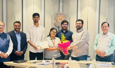 डी. वाय. पाटील स्कूल ऑफ इंजिनिअरिंग अँड मॅनेजमेंटच्या ‘वज्र’ उपकरणाला राष्ट्रीय स्तरावर प्रथम पारितोषिक