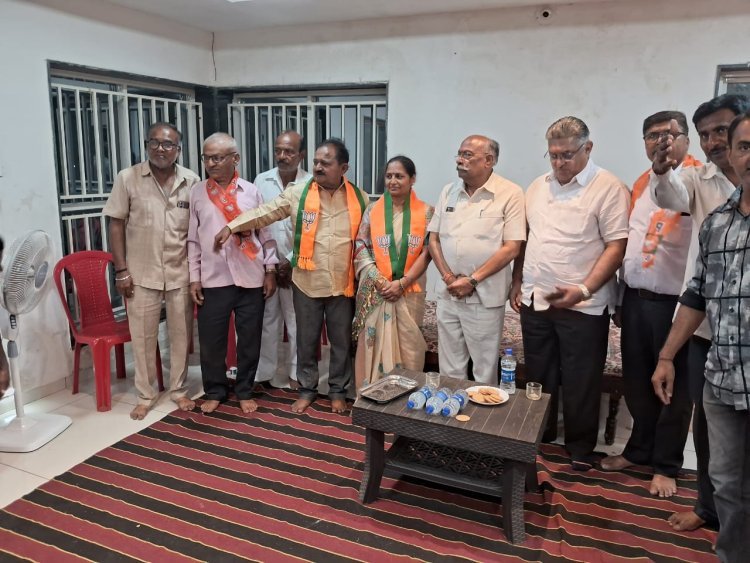 मुडशिंगीच्या माजी जि. प. सदस्य वंदना पाटील आणि माजी पं. स. सभापती विजय पाटील यांचा भाजपा मध्ये प्रवेश