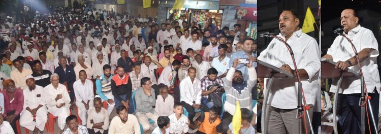 राजेंद्र पाटील- यड्रावकरांच्या द्वेषाने पछाडलेल्या विरोधकांना पराभूत करा - ना. हासन मुश्रीफ