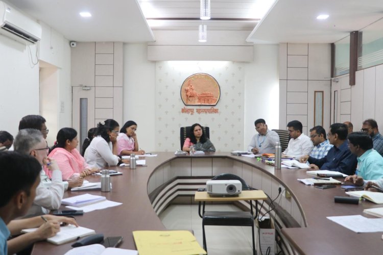 नगररचना, घरफाळा, इस्टेट व परवाना विभागांच्या वसुलीचा आयुक्त के. मंजूलक्ष्मी यांनी घेतला आढावा