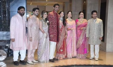 सानियाच्या लग्नात नणंदबाई नटल्या, सारा तेंडुलकरच्या लूकवर खिळल्या नजरा