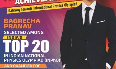 श्रद्धा इन्स्टिट्यूटच्या प्रणव बागरेचाचे इंडियन नॅशनल फिजिक्स ओलंपियाड परीक्षेत ऐतिहासिक यश