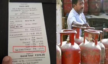 कॅफेने चक्क लिंबूपाण्यावर आकारला 'गॅस क्रायसिस चार्ज', बिल व्हायरल..