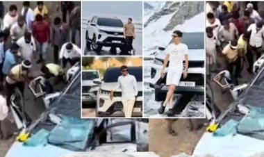 कारमधील अपघातात  तीन मित्रांचा मृत्यू, मोबाइलमधील इमर्जन्सी अलर्टमुळे समजली दुर्घटना