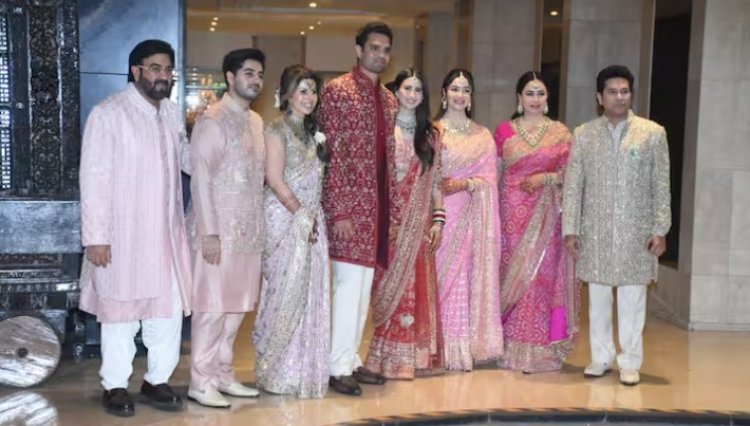 सानियाच्या लग्नात नणंदबाई नटल्या, सारा तेंडुलकरच्या लूकवर खिळल्या नजरा