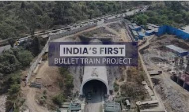 NATM पद्धतीने होतोय 21 किमीचा बोगदा,देशातील पहिल्या बुलेट ट्रेनचं काम वेगवान
