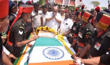 कडगांवचे  जवान अक्षय विलास चौगुले यांचे कर्तव्यावरच अपघाती निधन ;कडगाव पंचक्रोशीत शोककळा