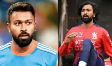 पांड्या बंधूंमध्ये बिनसलं, हार्दिक बाद होताच कृणालच्या कृतीने लक्ष वेधलं