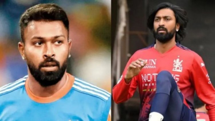 पांड्या बंधूंमध्ये बिनसलं, हार्दिक बाद होताच कृणालच्या कृतीने लक्ष वेधलं