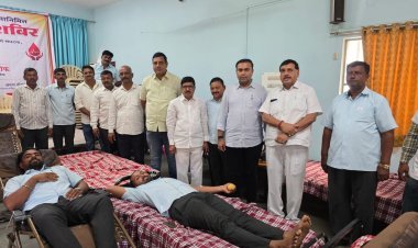 गोकुळ’ मध्ये कामगार दिनानिमित्त भव्य रक्तदान शिबिर उत्साहात संपन्न...