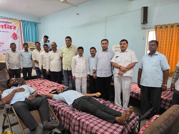 गोकुळ’ मध्ये कामगार दिनानिमित्त भव्य रक्तदान शिबिर उत्साहात संपन्न...