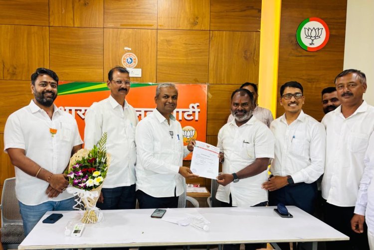भारतीय जनता पार्टी करवीर तालुका अध्यक्षपदी अमित कांबळे यांची निवड