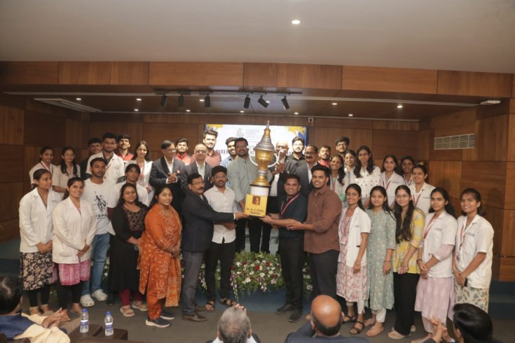 डी. वाय. पाटील फिजिओथेरपीला सलग दुसऱ्यांदा सर्वसाधारण विजेतेपद