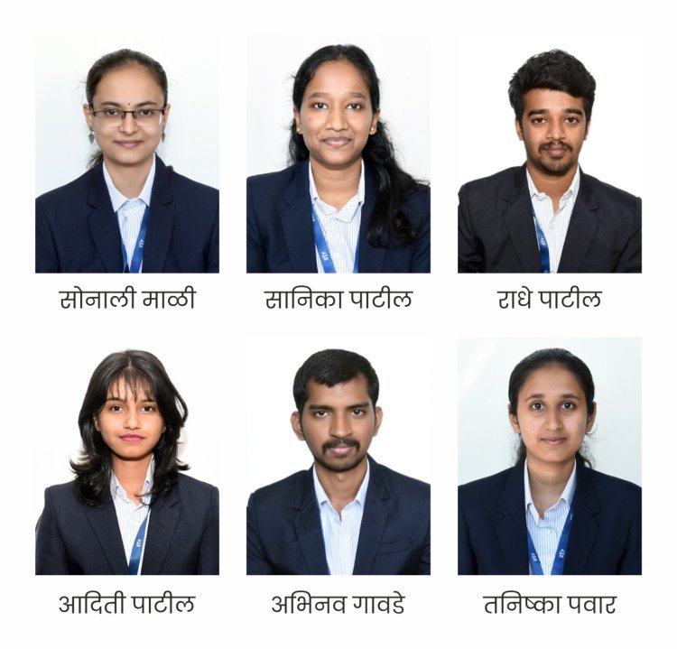 डी. वाय. पाटील अभियांत्रिकीच्या ६ विद्यार्थ्यांची एच.पी. मध्ये निवड; वार्षिक ८.५ लाखचे पॅकेज