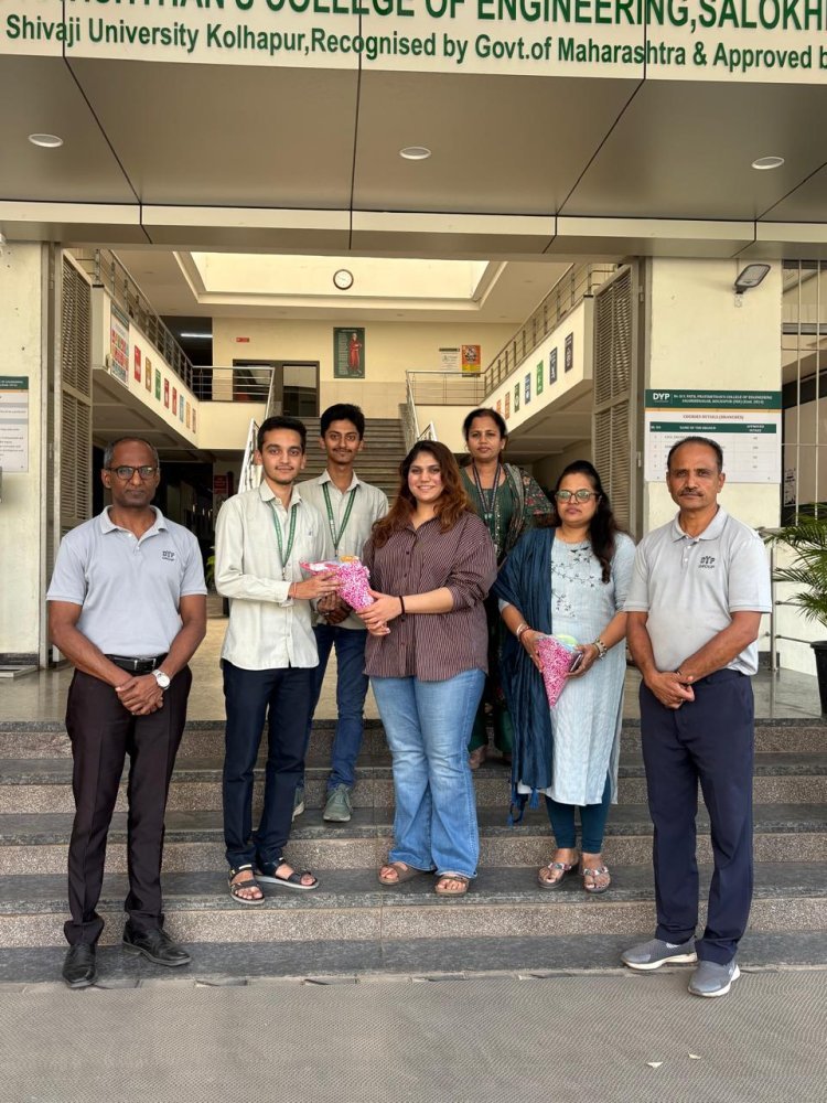 डी. वाय. पाटील साळोखेनगरच्या विद्यार्थ्याची स्नेइडर इलेक्ट्रिकमध्ये निवड