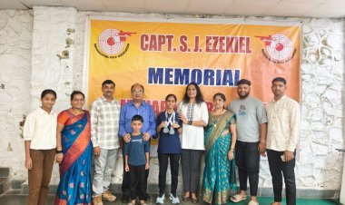 कॅप्टन एस.जे.ईजिएकल रायफल स्पर्धेत तृप्ती चौगुलेने केली चार रोप्य पदकांची कमाई