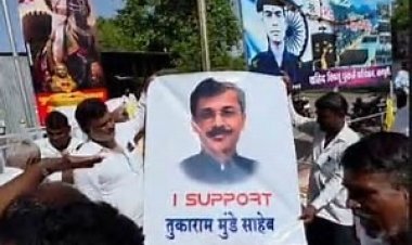 तुकाराम मुंढेंच्या धडक कारवायांमुळे विरोधक आक्रमक; समर्थनासाठी शेतकरी मैदानात
