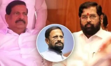 एकनाथ शिंदे यांचे नाव वगळल्याने नवी मुंबईत शिवसेनेचे आंदोलन; गणेश नाईकांच्या वाहनाला घेराव