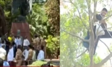 "रविकांत तुपकरांच्या आंदोलनाला हिंसक वळण; मंत्रालयासमोर सुतळी बॉम्ब फेकत कार्यकर्त्यांचा गोंधळ"
