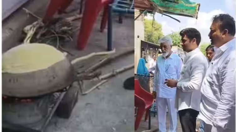 खानदेशी पुरणपोळीच्या चवीने खासदार श्रीकांत शिंदे भारावले; नंदुरबारमध्ये घेतला आस्वाद