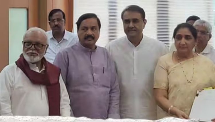 प्रफुल पटेलांच्या निवासस्थानी राष्ट्रवादीची बैठक; भुजबळांच्या राज्यसभा उमेदवारीची चर्चा