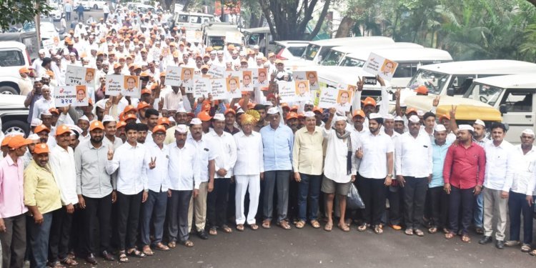 गोकुळचे माजी चेअरमन विश्वास पाटील यांचे “जोरदार शक्तीप्रदर्शन”